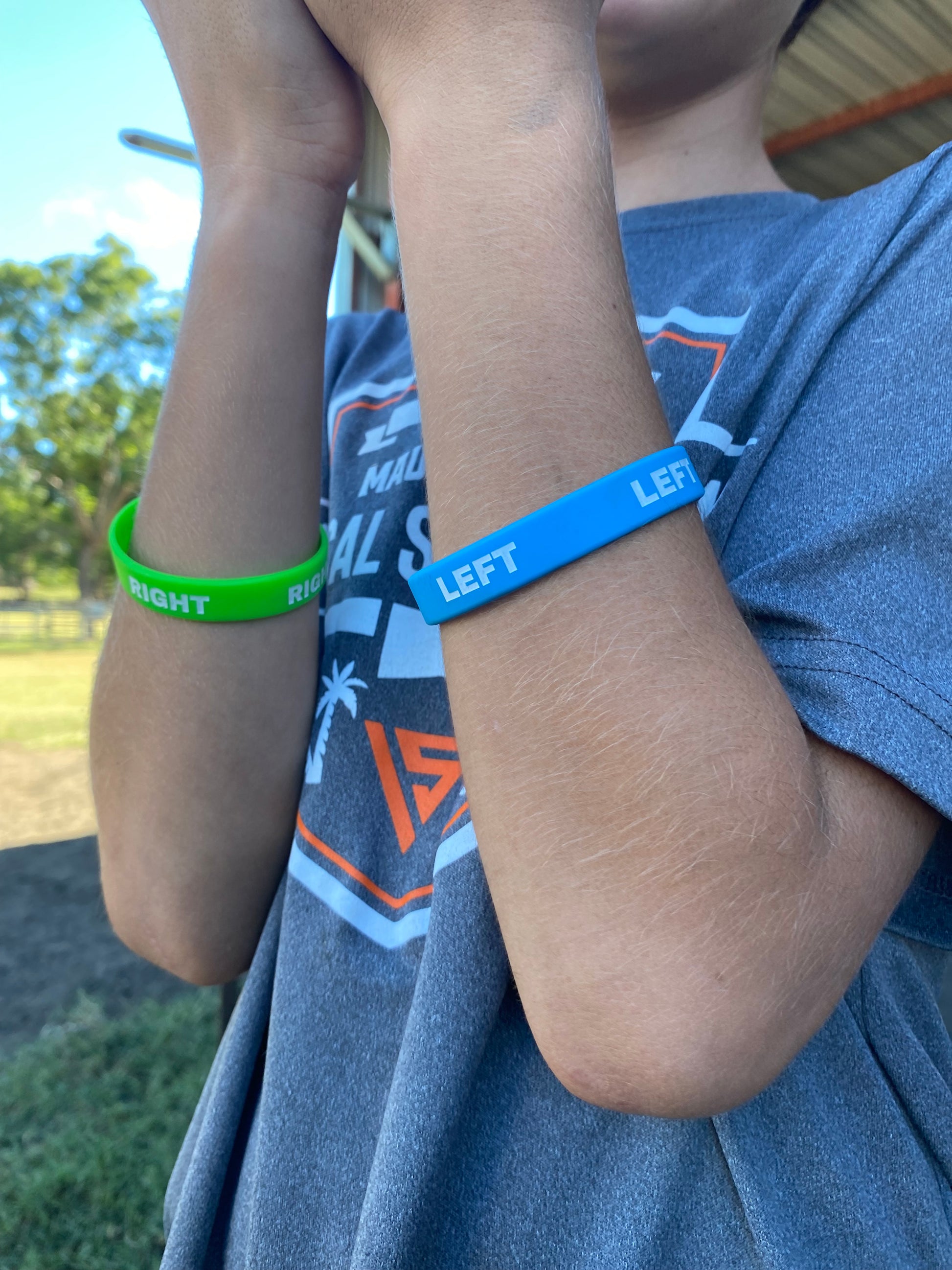 *left/right wristbands (2 for $10) - Teaching Aids for EAS