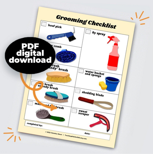 grooming checklist - PDF download - Teaching Aids for EAS