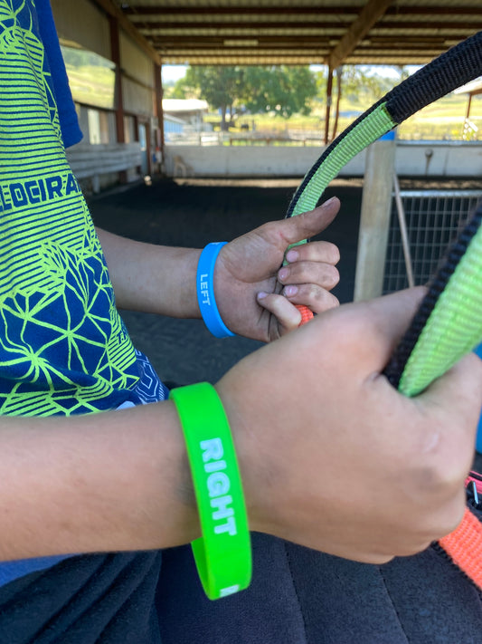 *left/right wristbands (2 for $10) - Teaching Aids for EAS