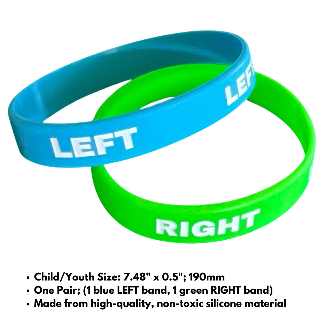 *left/right wristbands (2 for $10) - Teaching Aids for EAS