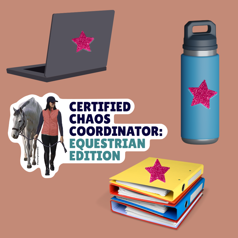 sticker, certified chaos coordinator