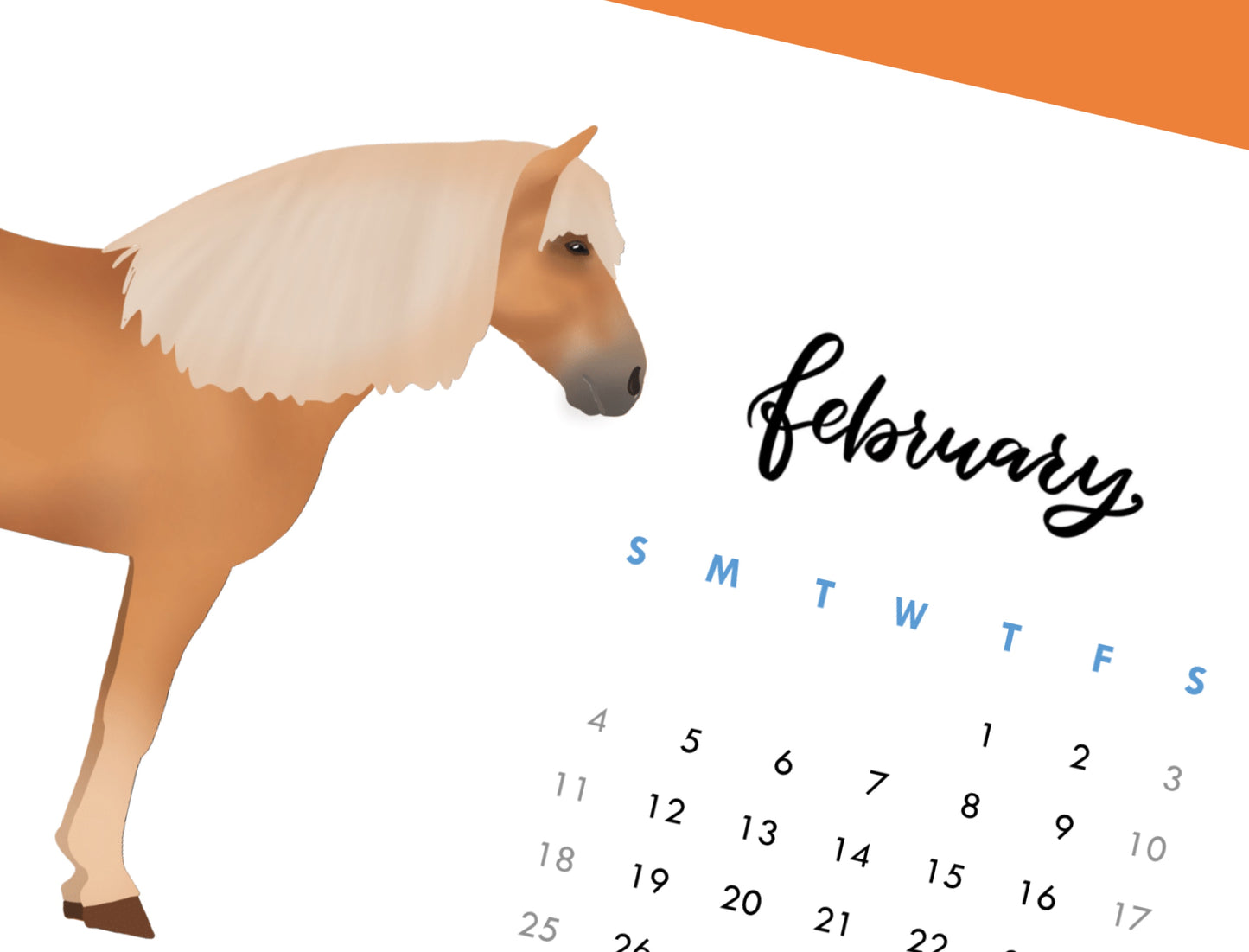 mini desk calendar 2024 - Teaching Aids for EAS