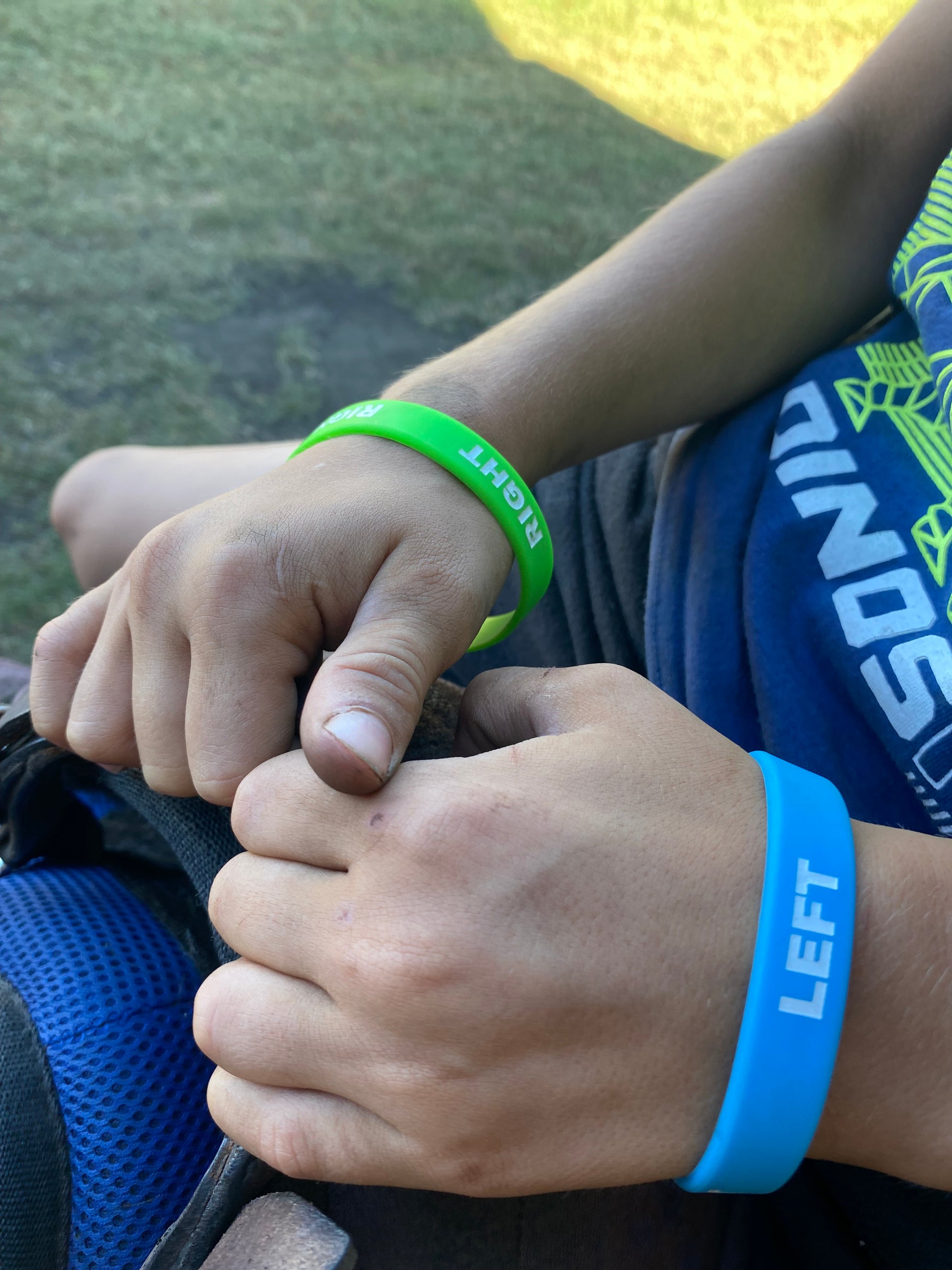 *left/right wristbands (2 for $10) - Teaching Aids for EAS