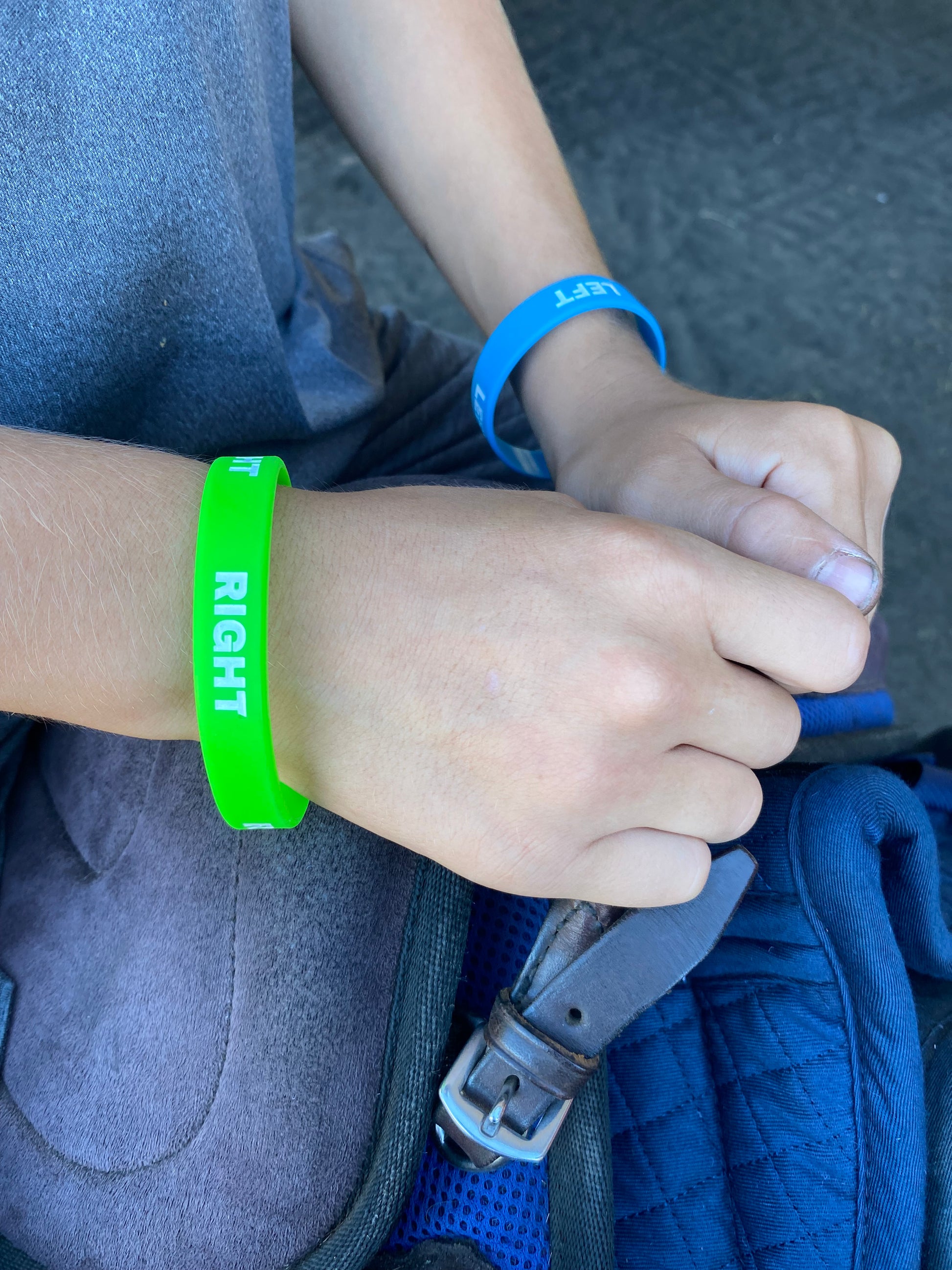 *left/right wristbands (2 for $10) - Teaching Aids for EAS