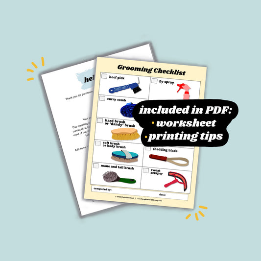 grooming checklist - PDF download - Teaching Aids for EAS