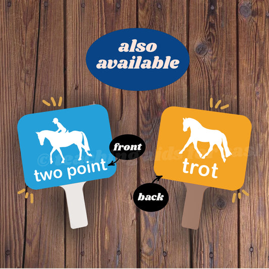 handheld cueing paddle, walk/whoa - Teaching Aids for EAS