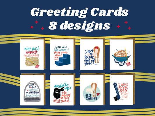 greeting cards, set of 8 - Teaching Aids for EAS