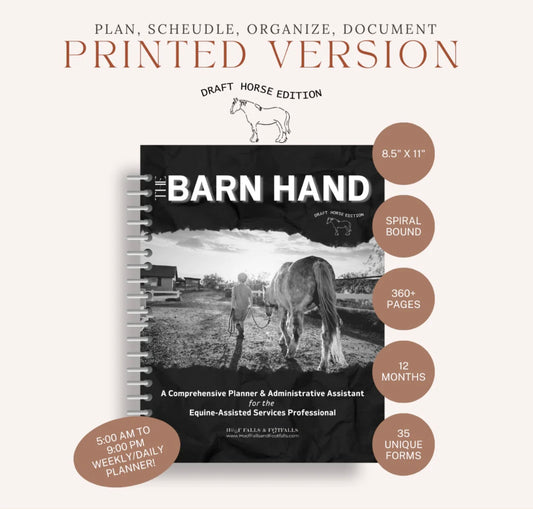 barn hand planner - draft horse edition - Teaching Aids for EAS
