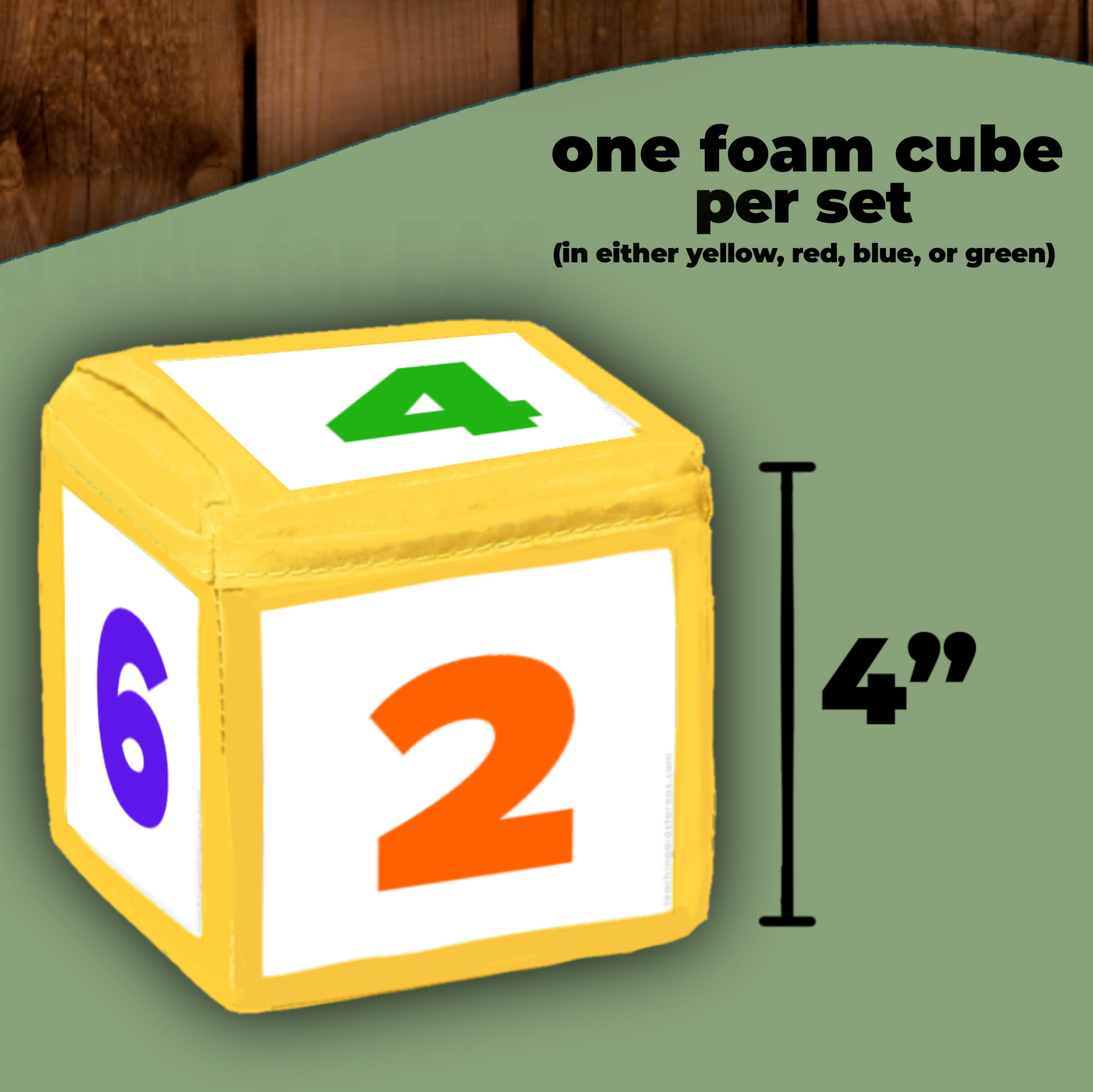 activity cube #4 - numbers - Teaching Aids for EAS