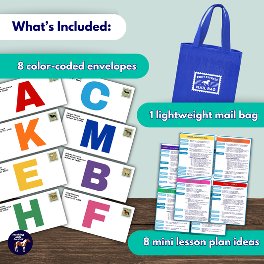 pony express mail bag game *NEW DESIGN*