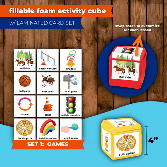activity cube #1 - games - Teaching Aids for EAS