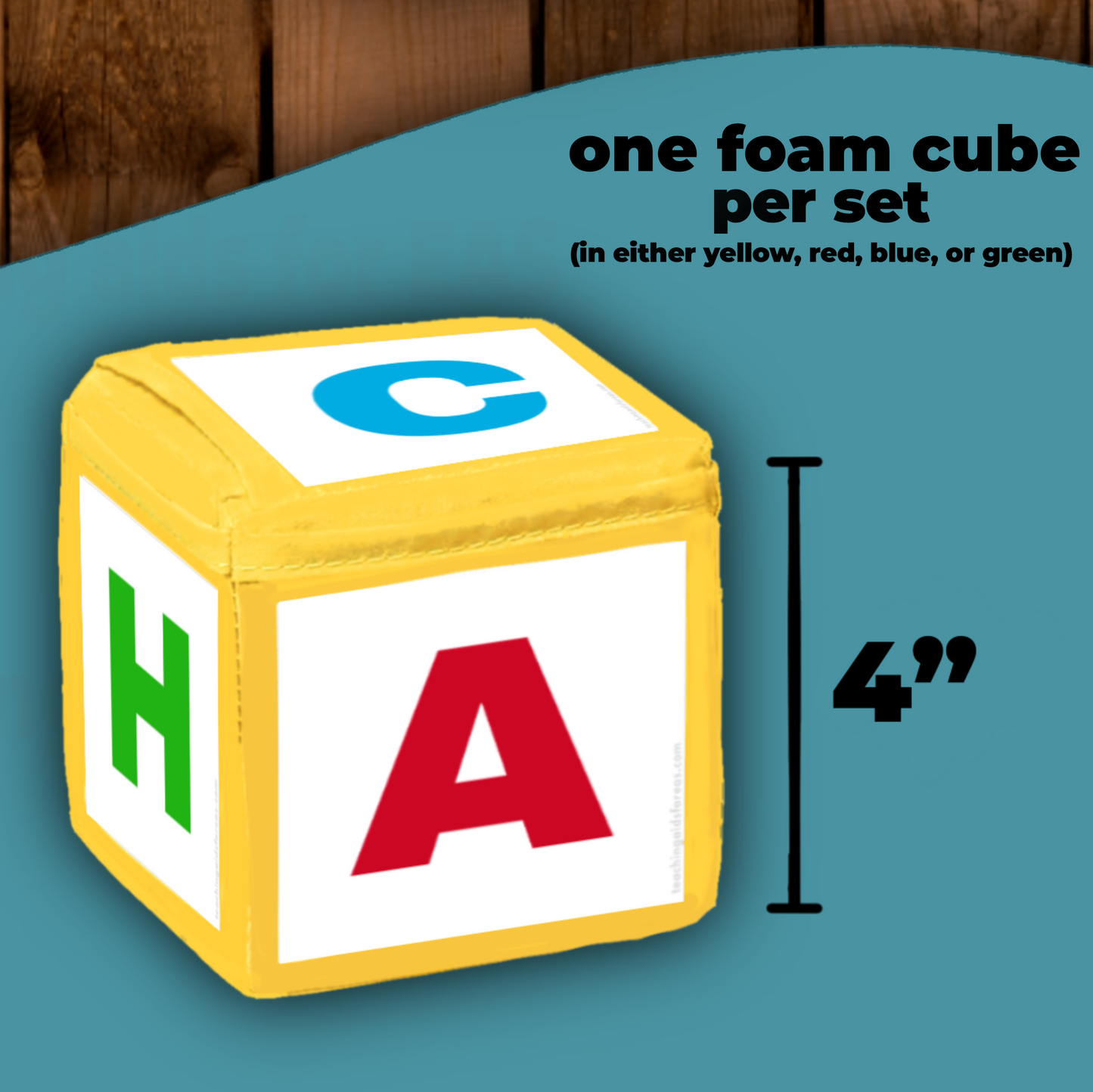 activity cube #3 - arena letters - Teaching Aids for EAS