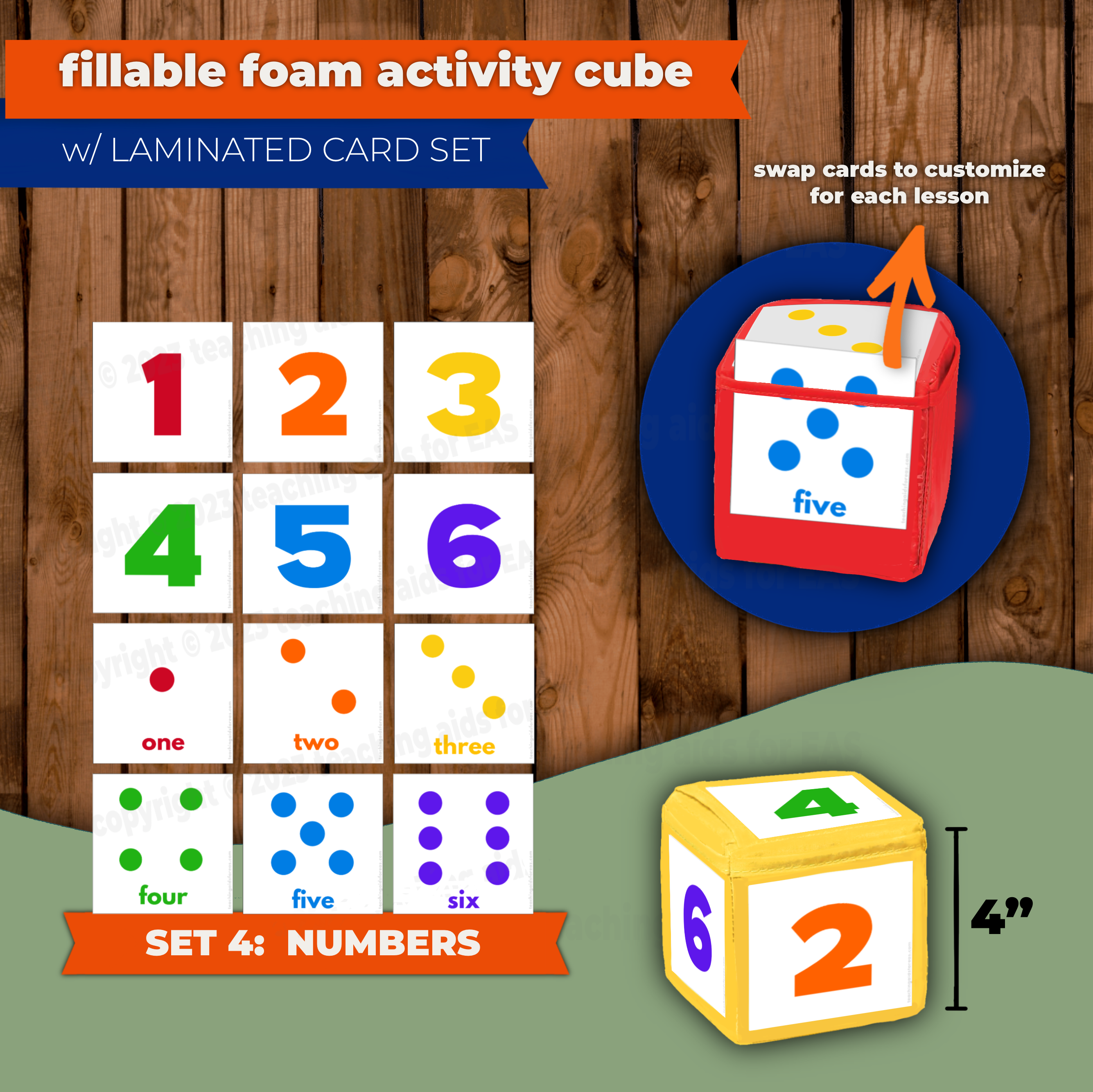 Activity Cube Set fillable activity cube set for adaptive riding lessons - 5 sets ...