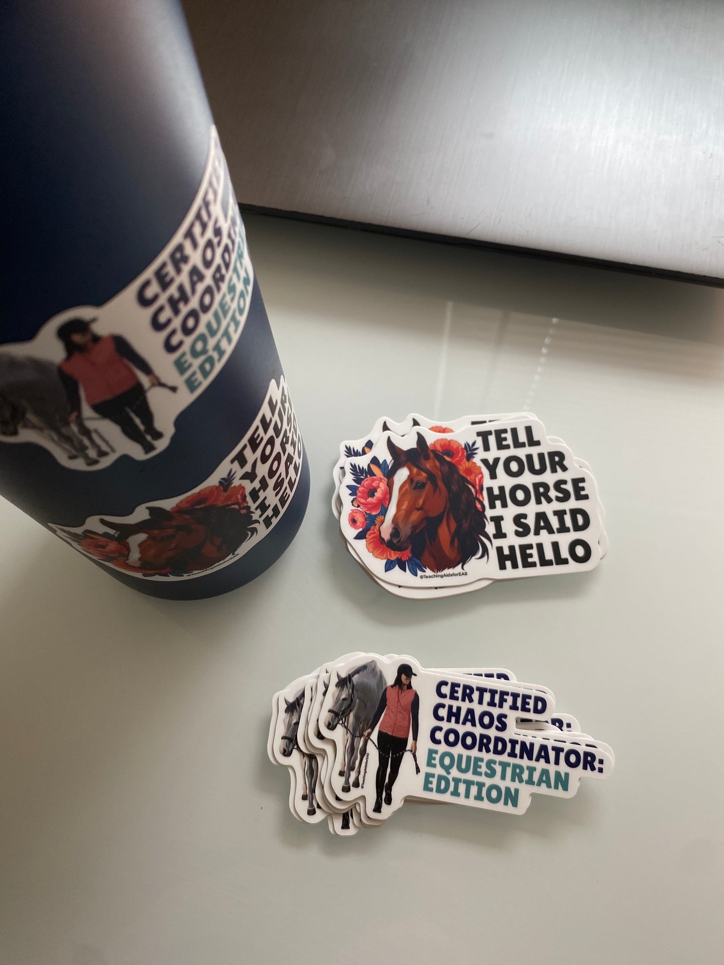 sticker, tell your horse i said hello