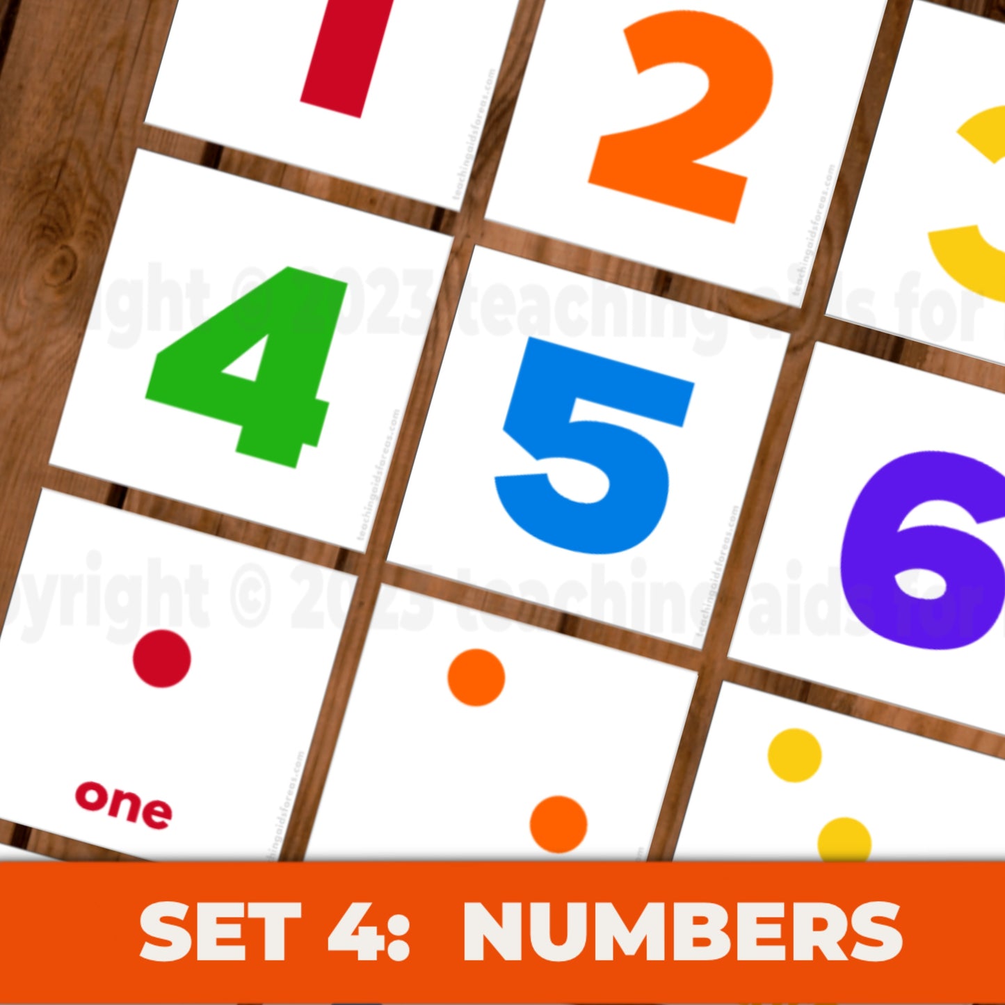 activity cube #4 - numbers - Teaching Aids for EAS