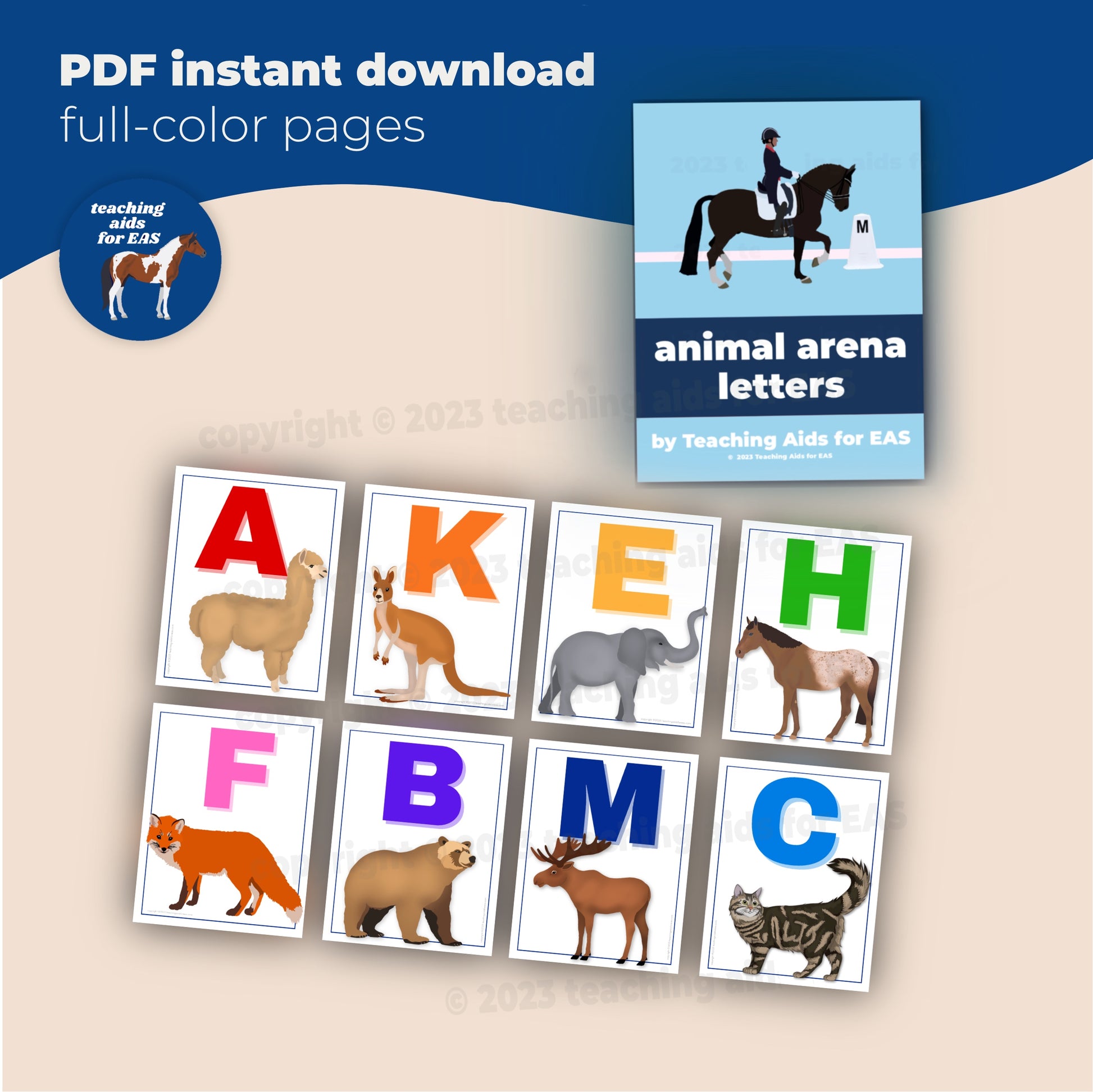 animal arena letters - PDF download - Teaching Aids for EAS