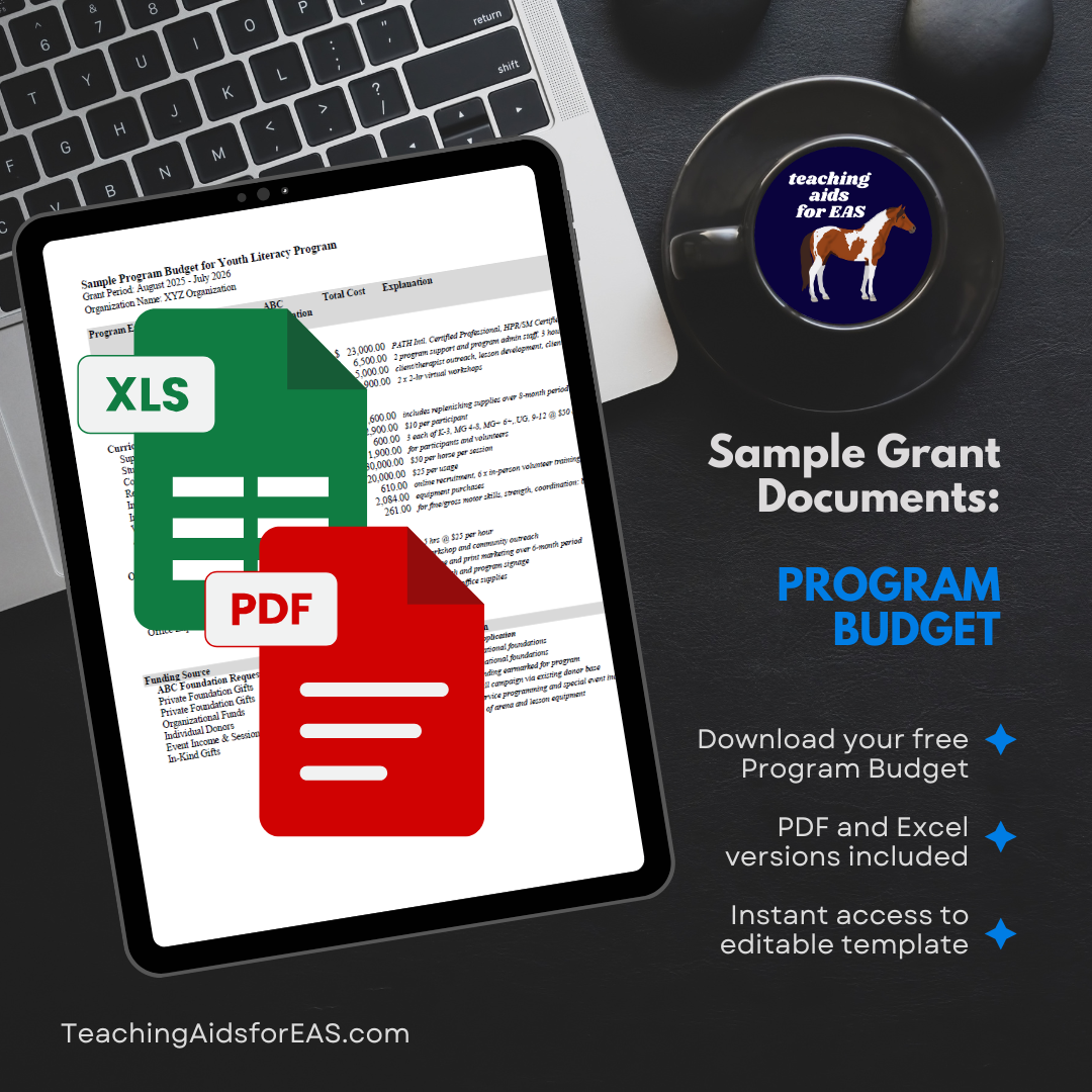 Simple Program Spend Plan free sample program budget โ Teaching Aids for EAS