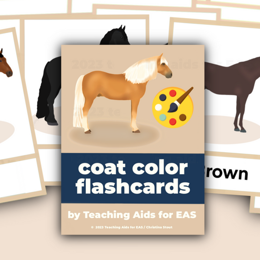 coat colors flashcards - PDF download - Teaching Aids for EAS