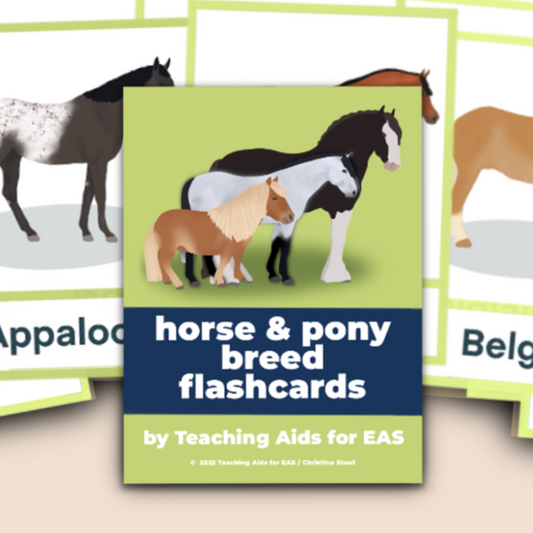 horse breed flashcards - PDF download - Teaching Aids for EAS
