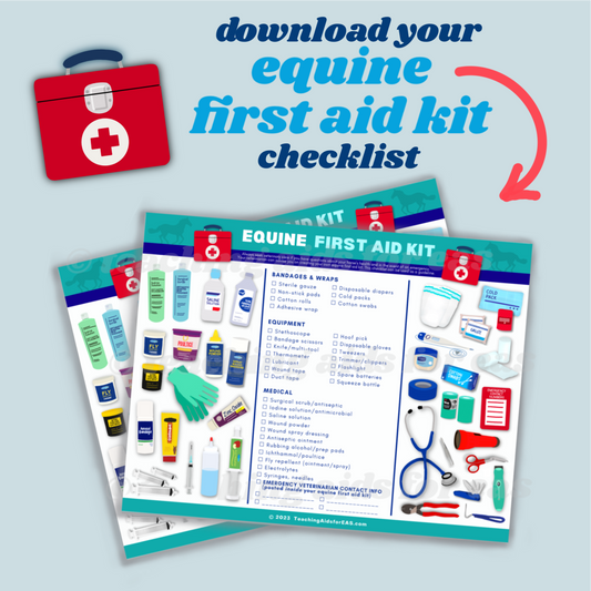 equine first aid kit - PDF download - Teaching Aids for EAS