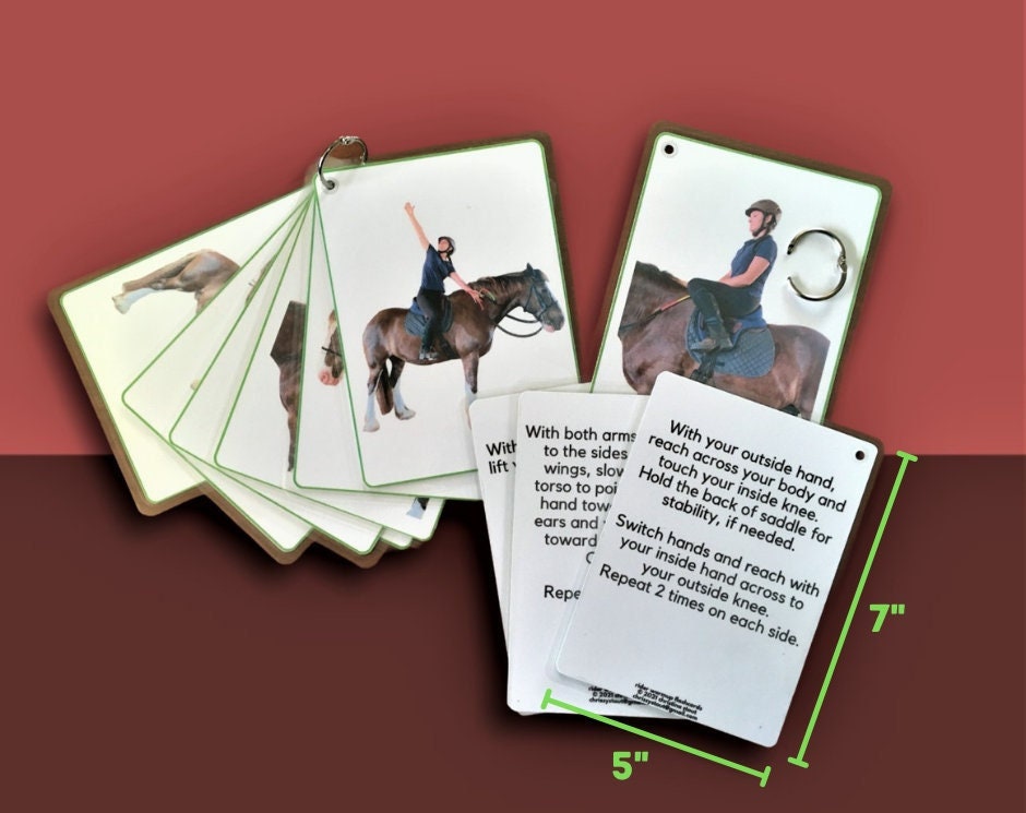 rider warmup flashcards - Teaching Aids for EAS