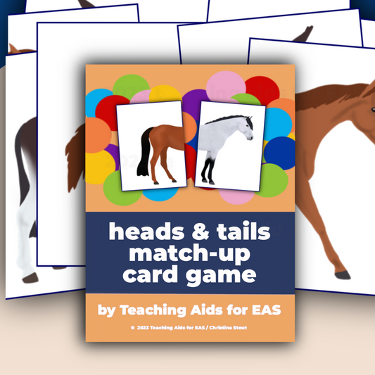 heads & tails matching game - PDF download - Teaching Aids for EAS