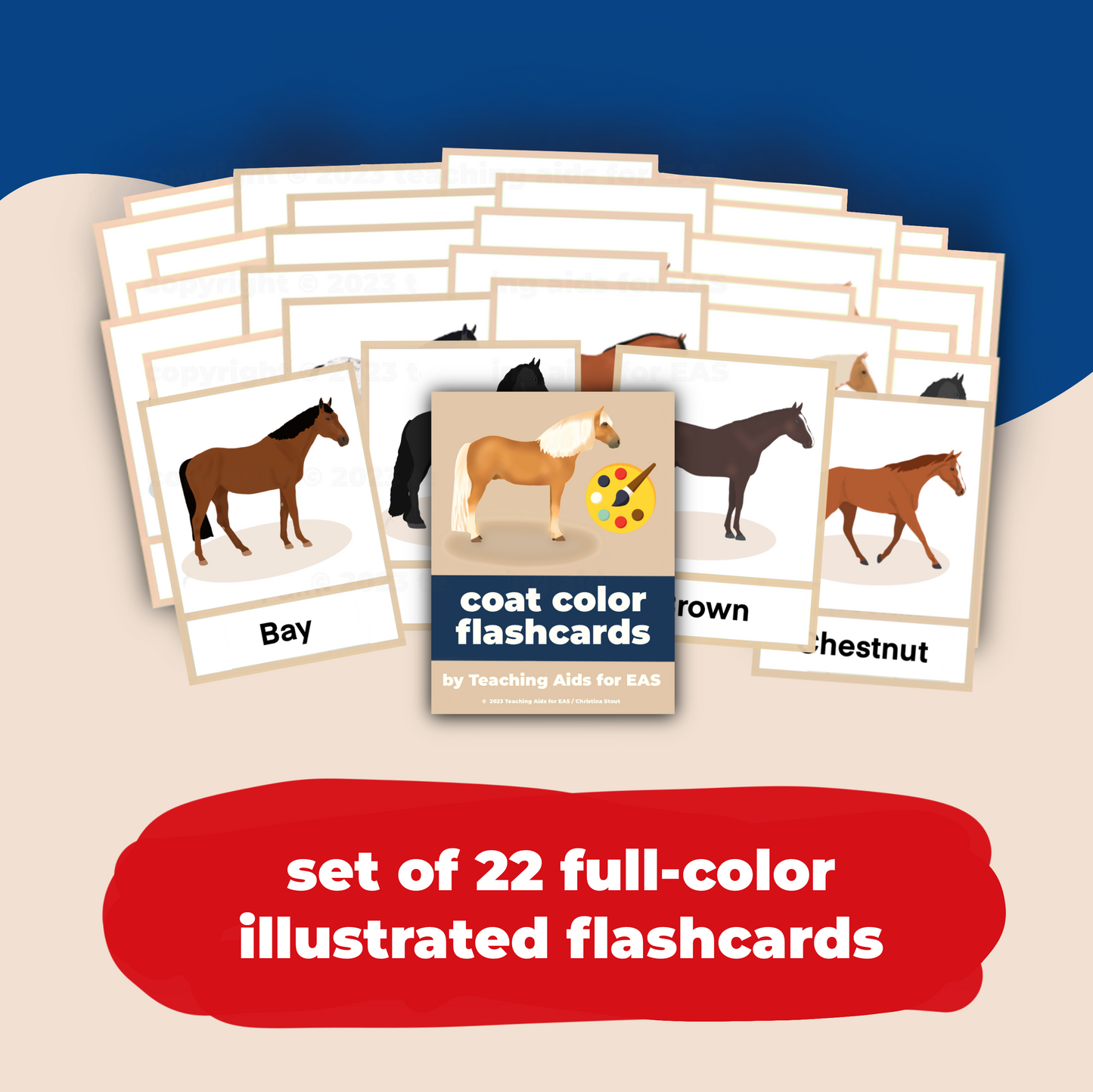 coat colors flashcards - PDF download - Teaching Aids for EAS